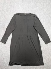 J Jill Wearever Collection Dress Womens XL Tall Black Long Sleeve Stretch Rayon