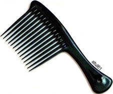 Rake Detangle Hairdressing Comb Wide Toot/styling Barbers Afro Comb Black Acces