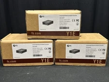 FS UMC-GASFP Ethernet Media Converter 1x 10/100/1000Base-T RJ45  Lot Of 3