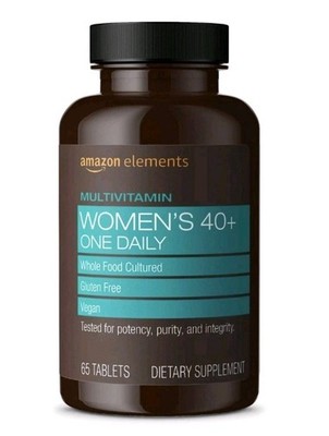 Amazon Elements Women  40+ One Daily Multivitamin, 66% 65 count (Pack of 1)