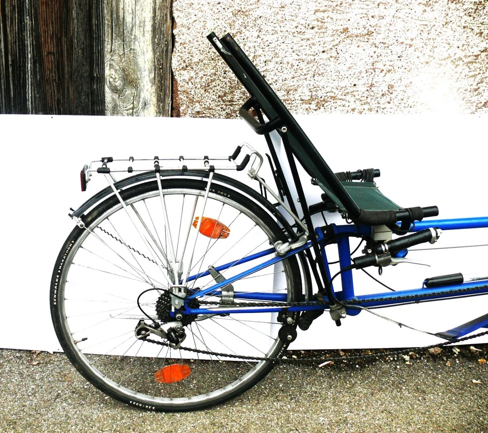 Liegerad Typ Per Gynt, komplett mit großer Gepäckablage - Bild 3 von 4