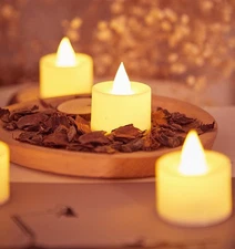 Romantic LED Electronic Candle Lamp Creative Plastic Decoration for Christmas