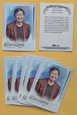 Ken Jeong, 2020 Topps Allen & Ginter #167, ''The Hangover''