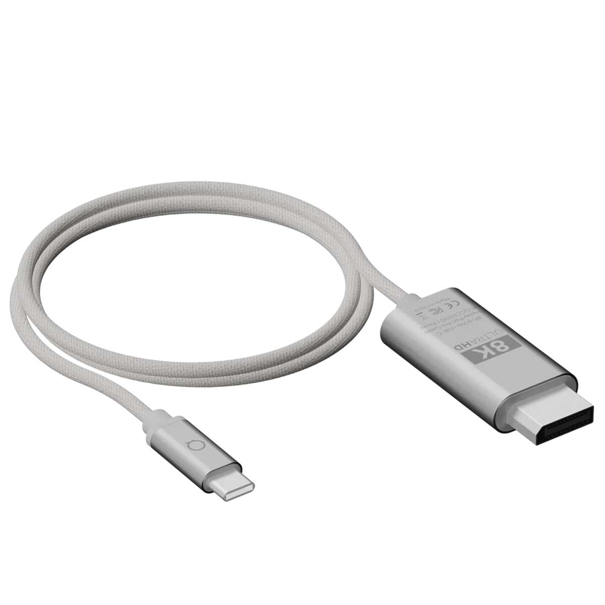 Cable USB-C a HDMI 2m 8K LinQ pour eliminer les saccades et ecran noir en double display