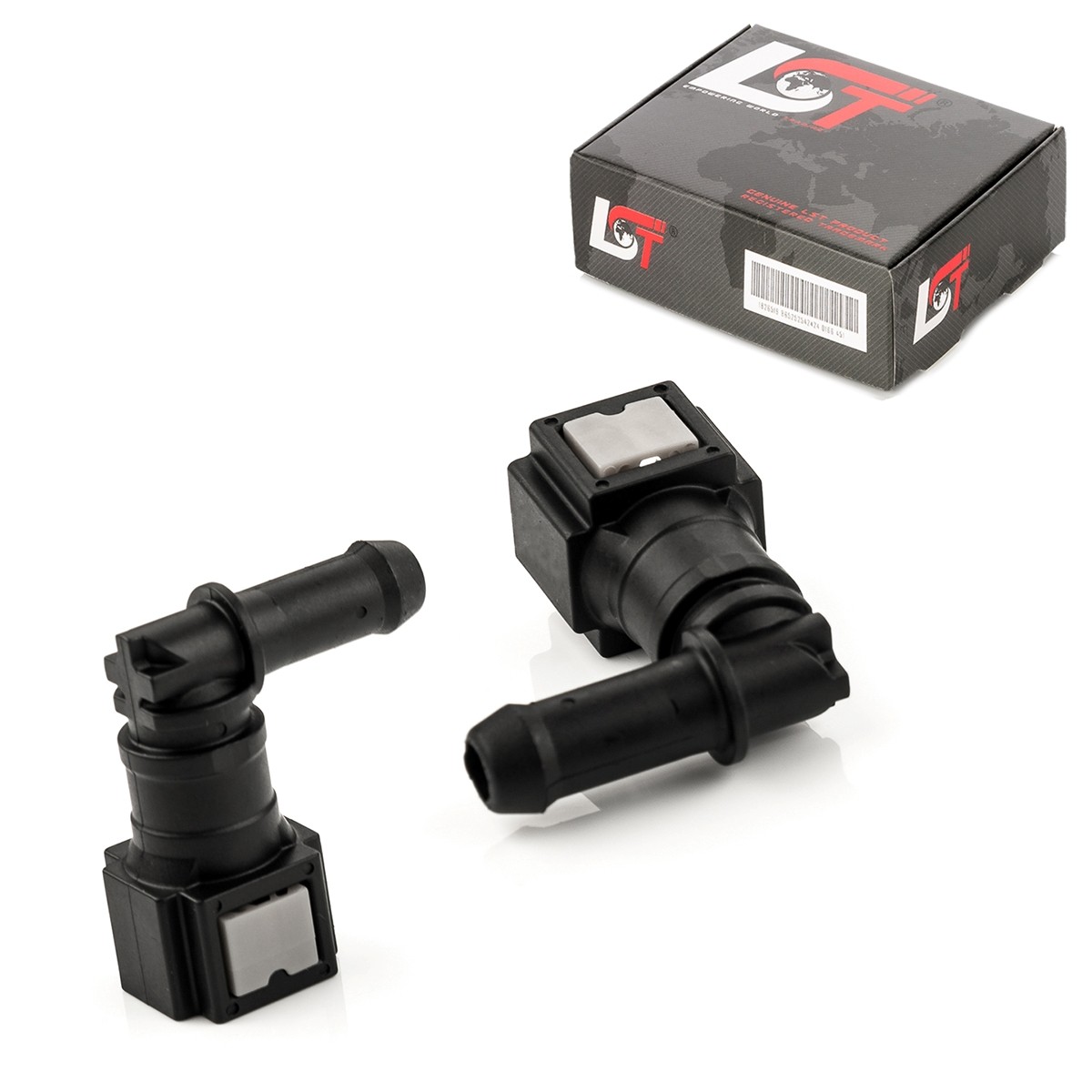 2x Quick Release Fuel Line Coupling L-Piece 6.3x8mm for MAYBACH