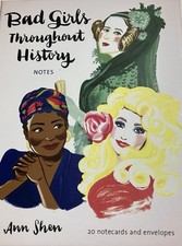 Bad Girls Throughout History Notes - 20 Notecards & Envelopes BRAND NEW