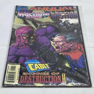 Marvel Comics 1998 Annual Starring Machine Man And Bastion In Sealed Poly Bag
