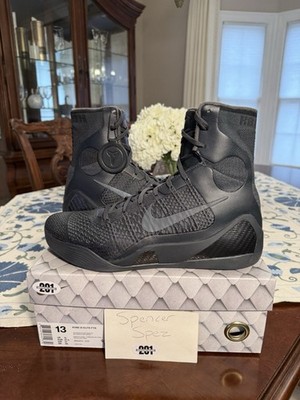 Size 13 - Nike Kobe 9 Elite high Fade To Black 869455-002 Brand