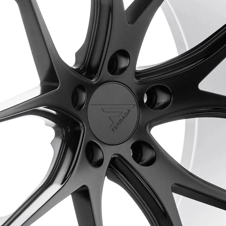 Ferrada FR2 Wheel 20x9 (35, 5x112, 66.56) Black Single Rim - Image 4 of 4