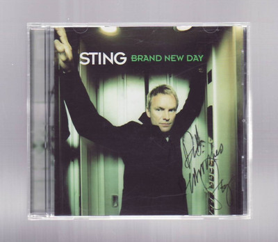 (CD) STING - Brand New Day / SIGNED