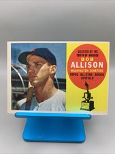 1960 Topps - Topps All-Star Rookie Bob Allison #320 Senators Corner Wear Nice
