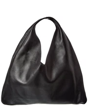 The Row Bindle Small Leather Tote Women's Black
