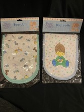 Precious Moments- burp clothes- set of 2- new- LOTD