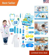 Doctor Kit for Toddlers 3-5 Dress Up Toys for 2 3 4 5 Old Girls Pretend Play...