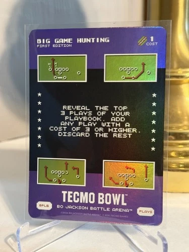 2026 Bo Jackson Battle Arena Tecmo Bowl Big Game Hunting Bonus Play BPL6