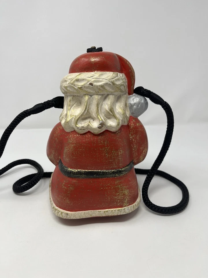 Vintage Timmy Woods of Beverly Hills Santa Clause Wood Cross Body Purse Handbag - Image 3 of 4