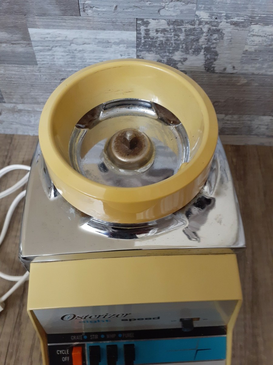 Vintage OSTERIZER Model 497 A 8-speed BLENDER Model Chrome