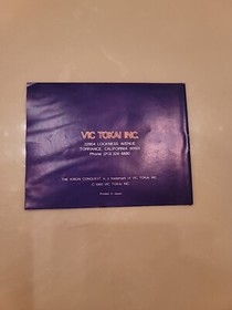 The Krion Conquest Nintendo NES Instruction Manual Booklet ONLY Nice! VIC TOKAI