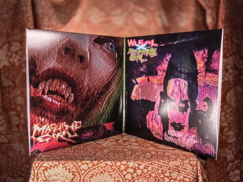 INCLUDES PIN Machine Girl WLFGRL - GREEN BLACK SPLATTER vinyl 2LP arrogant neon - Picture 5 of 8