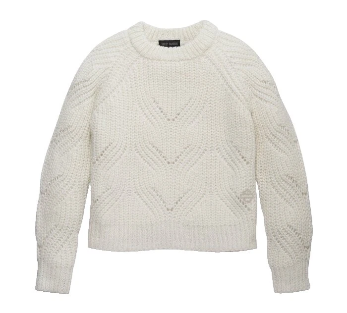 Harley-Davidson White Sweaters for Women