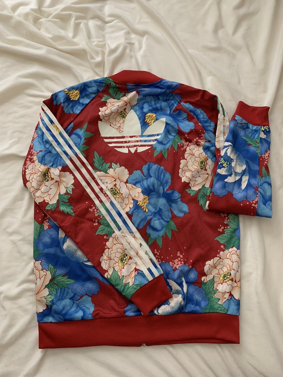 Adidas Originals Chita Floral Womens Track Jacket BJ8417 Adidas Originals Chita Floral Womens Track Jacket BJ8417