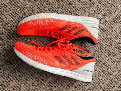 Adidas Adizero Takumi Sen 5 Running Racing Flat Red Mint UK 9.5 EU 44.0 - Bild 3 von 5