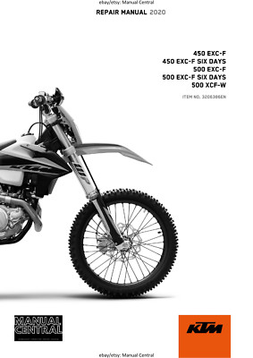 KTM 2020 - 450 500 EXC-F SIX DAYS XCF-W - WORKSHOP SERVICE REPAIR MANUAL
