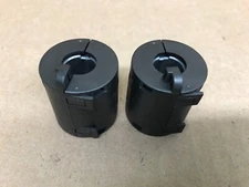 2X13mm Ferrite Cores Ring Clip-On Noise Suppression, Black