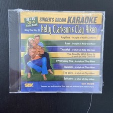 In the style of KELLY CLARKSON  CLAY AIKEN --CD G SINGER'S DREAM KARAOKE