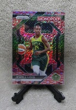 JEWELL LOYD 2024 WNBA PRIZMS Monopoly RED MILLIONAIRE Card Serial #059/100