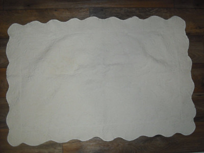 Artiste Ivory Matelasse King 2 Pillow Shams Solid 43''×27''