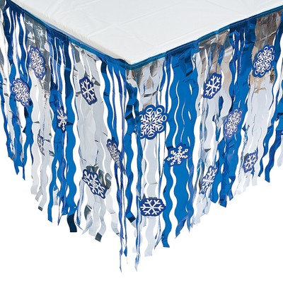 Christmas Winter Or Frozen Theme Party Decoration Metallic