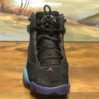 Size 8.5 - Nike Air Jordan 6 Rings Men's Shoes Aqua Grey Black