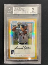 AVISAIL GARCIA 2011 BOWMAN CHROME PROSPECTS GOLD REFRACTOR - BGS 9 MINT - *8032