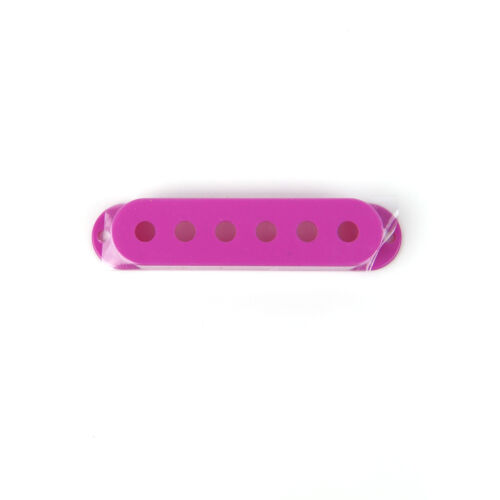 Strat Style Single Coil Guitar Pickup Cover Set, Pole 50mm /Purple - Picture 2 of 4