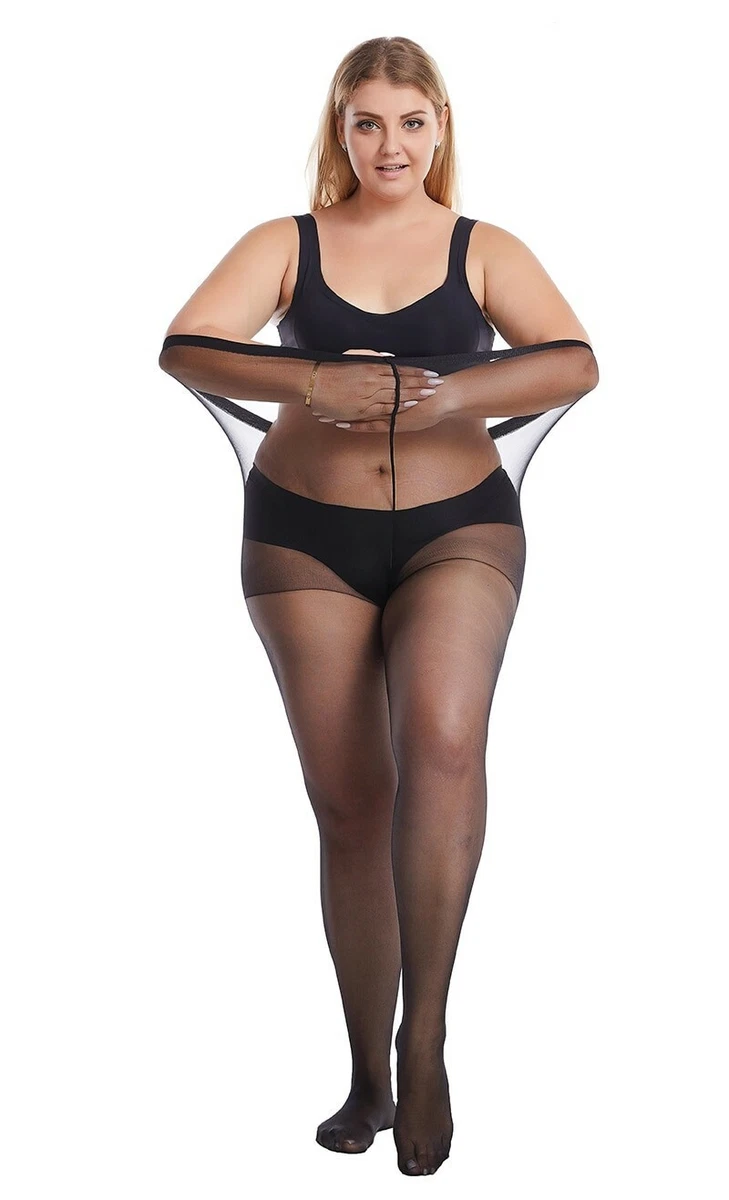 All Woman Plus Size Luxury 20 Denier Lycra Pantyhose Tights – Size