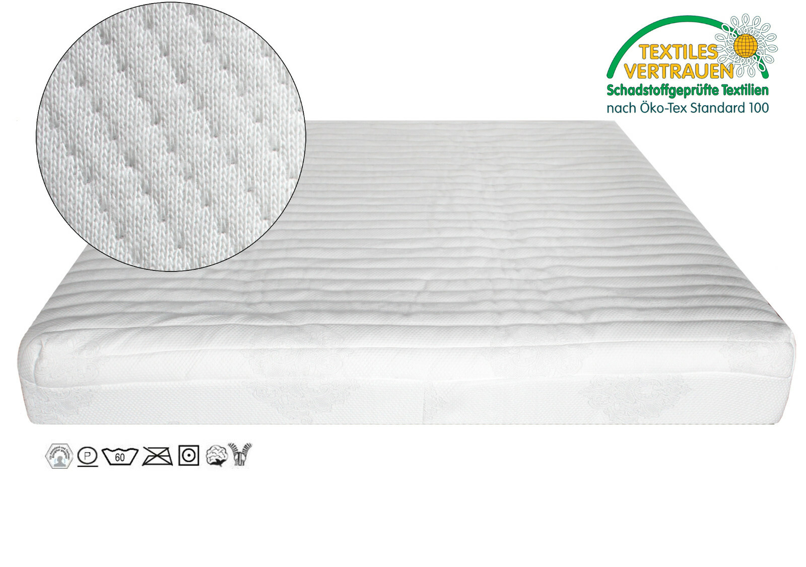 Wasserbett Bezug Jersey SPANNAUFLAGE - OHNE Wasser ablassen - 100x200cm UVP 189€