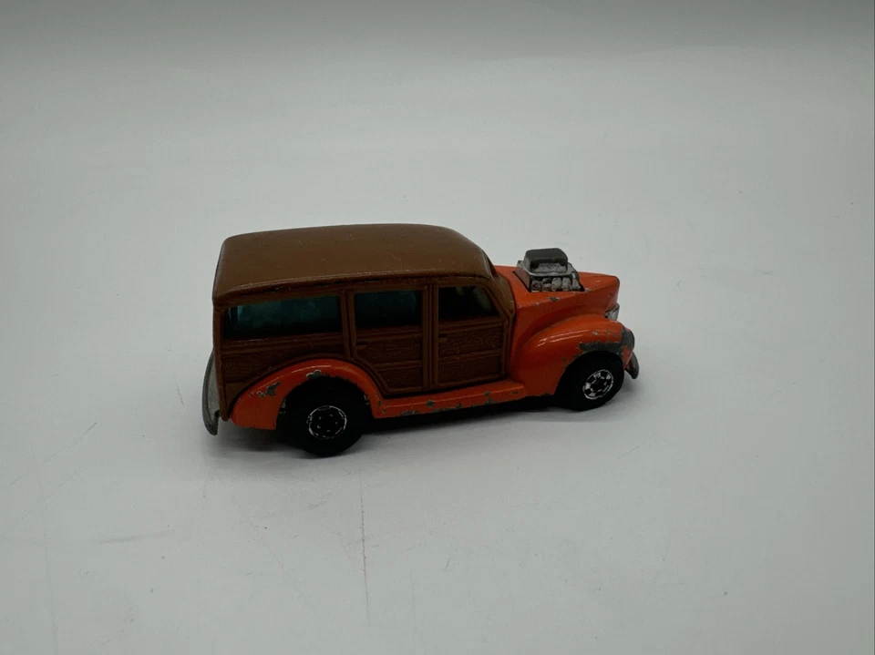 De colección 1979 Hot Wheels 1940’s naranja Hong Kong paneles de madera Ford Woody Wagon Foto 3 de 4