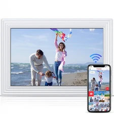 Frameo 5G WiFi Digital Photo Frame, 10.1" Digital Picture Frame with Auto-Rot...