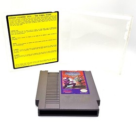 Street Fighter 2010-The Final Fight Capcom NES Cartridge, Plastic Case    (A9)