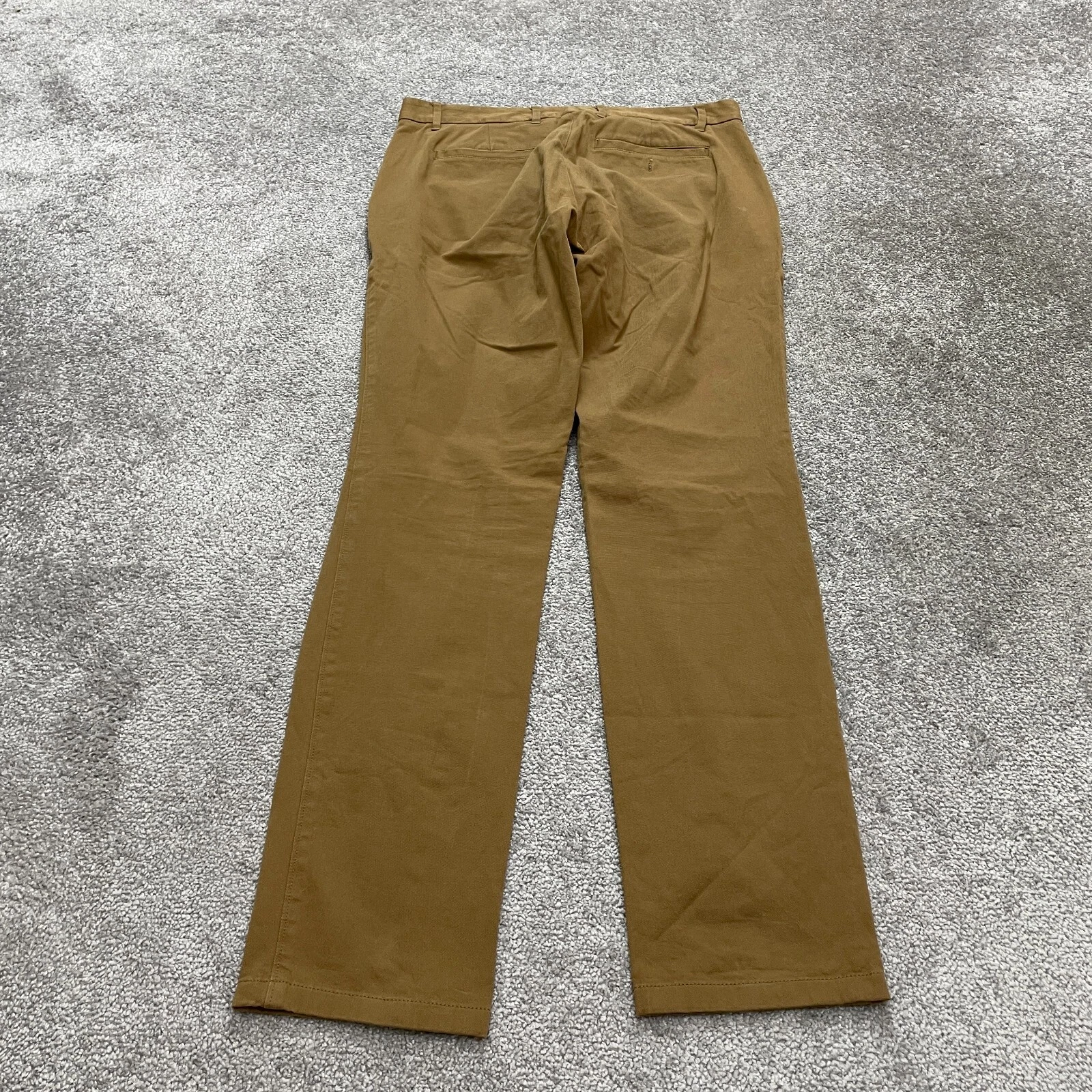 Everlane Uniform Chino Slim Fit Pants Mens 32x32 Brown Straight Flat Front Work