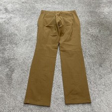 Everlane Uniform Chino Slim Fit Pants Mens 32x32 Brown Straight Flat Front Work