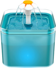 67oz Pet Water Fountain - Ultra Silent Drinking Fountain for Small Dogs and Cats