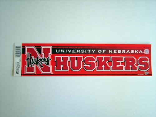 Nebraska Cornhuskers Red Bumper Sticker - Picture 1 of 1