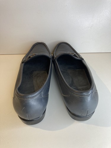 SAS Tripad Silver Gray leather slip-on Comfort Flats Loafers Shoes Sz 10 - Picture 3 of 12
