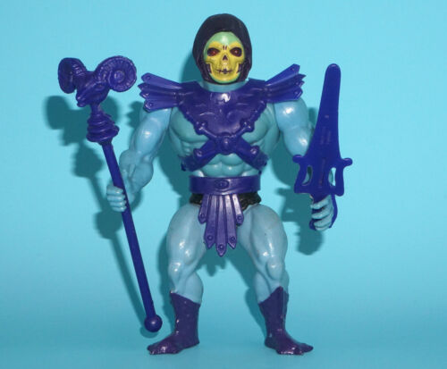MOTU HE-MAN MASTERS OF THE UNIVERSE SKELETOR 100% COMPLETE TAIWAN MATTEL - Picture 1 of 6