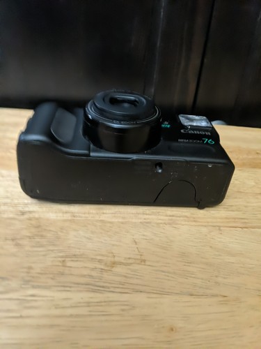 Canon Sure Shot Megazoom 76 Black 38-76mm Lens Point & Shoot Compact Film Camera - Picture 5 of 6