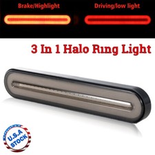 28 Led Flowing Reverse Stop Brake Turn Signal Rear Tail Light Truck Trailer Rv 