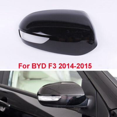 Black Right Side Rearview Door Side Mirror Shell Cover Cap For BYD F3 2014-2015
