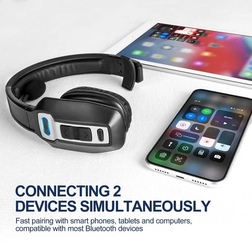 Trucker Bluetooth 5.2 Headset Wireless With Noise Cancelling Mic For Phones PC - Picture 18 of 18